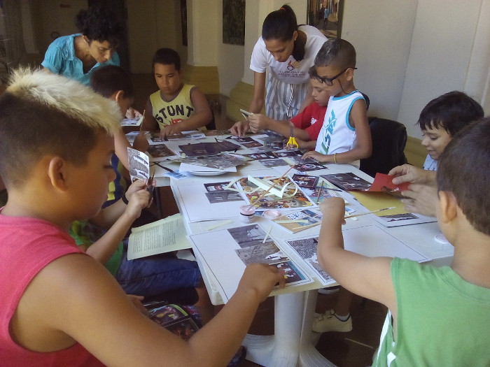 Foto: Del autor Taller para colorear el verano