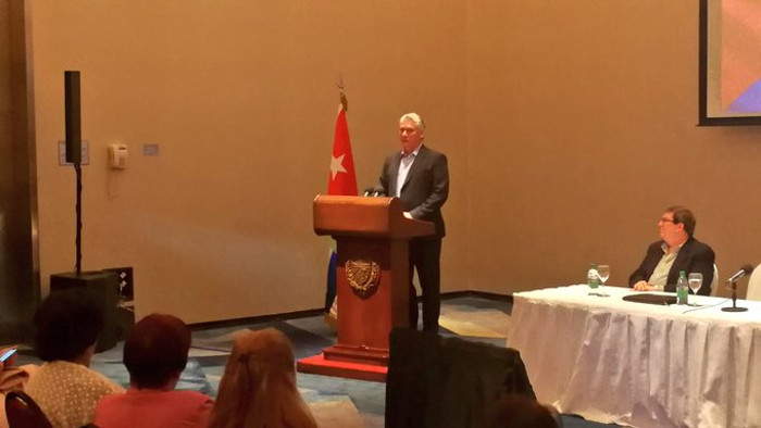 Foto: Presidencia Cuba / Twitter Presidente cubano convoca a IV Conferencia Nación e Inmigración (+Tuit)