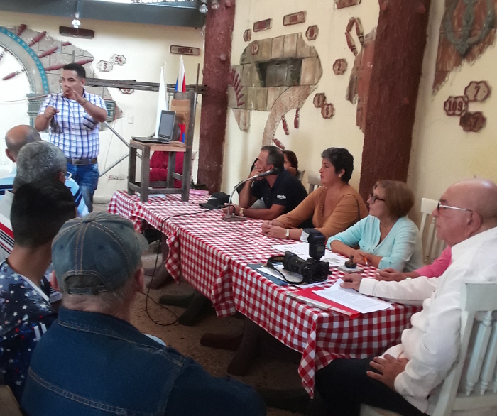 Foto: Del autor Encuentro histórico de la topografía camagüeyana