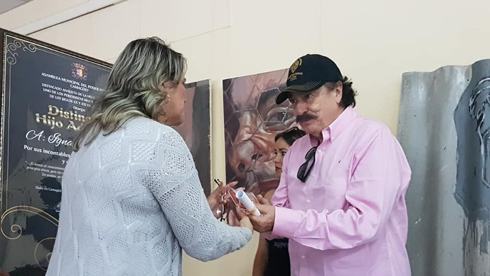 Fotos: Leandro Pérez / Adelante y Miozotis Fabelo / Colaboradora Ignacio Ramonet ya es Hijo Adoptivo de Camagüey