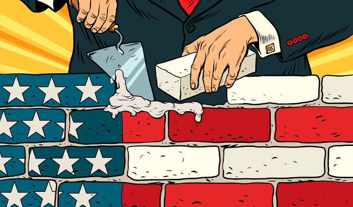 Ilustración: Tomada de kienyke.com Trump insiste sobre seguridad y muro fronterizo