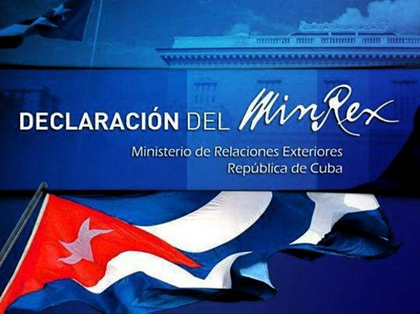Imagen: Archivo Declaración del Ministerio de Relaciones Exteriores