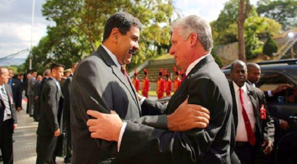 Foto: Archivo En Venezuela Díaz-Canel para toma de posesión de Maduro