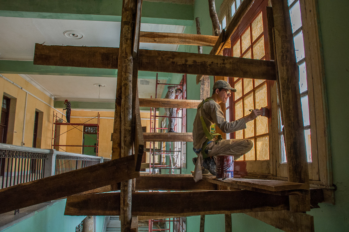 Foto: Leandro Pérez Pérez/Adelante Clase nueva en la Álvaro Morell