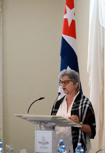 La profera Gina Rey elogió a la Oficina del Historiador de Camagüey.