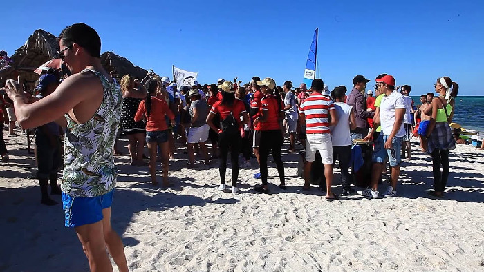 Foto: Tomada de youtube.com Balneario Santa Lucía en semana festiva por el amor