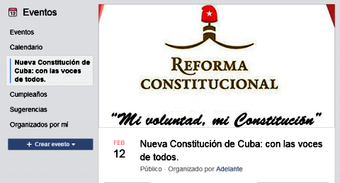 Evento Nueva Constitución de Cuba: con las voces de todos Adelante invita a dialogar por Cuba