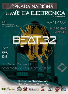 Comienza hoy Jornada de Música Electrónica Beat 32