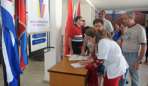 Universidad médica camagüeyana se solidariza una vez más con Venezuela