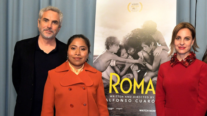La actriz mexicana Yaritza Aparicio fue la gran noticia entre las nominadas a Mejor Actriz por su actuación en la cinta Roma, del realizador Alfonso Cuarón, quien obtuvo el galardón a Mejor director. Foto: Tomada de launion.com.mx Premios Oscar 2019: Contra fronteras y muros que limitan el talento