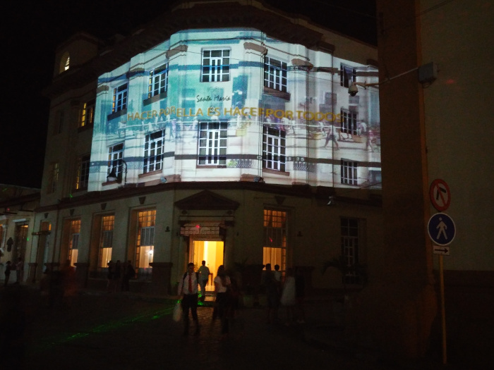 Foto: Del autor Un video mapping para Camagüey (+ Video)