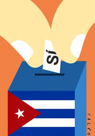 Caricatura: Falco Continúan preparativos para Referendo Constitucional Camaguey