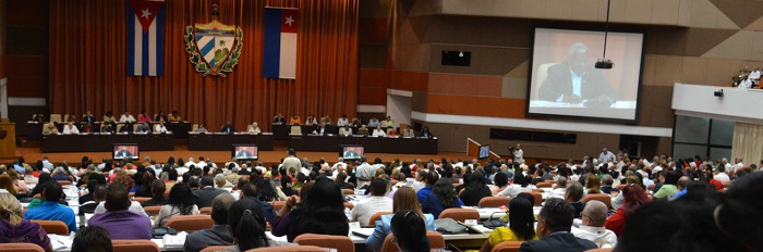 Parlamento Cubano en sesión plenaria