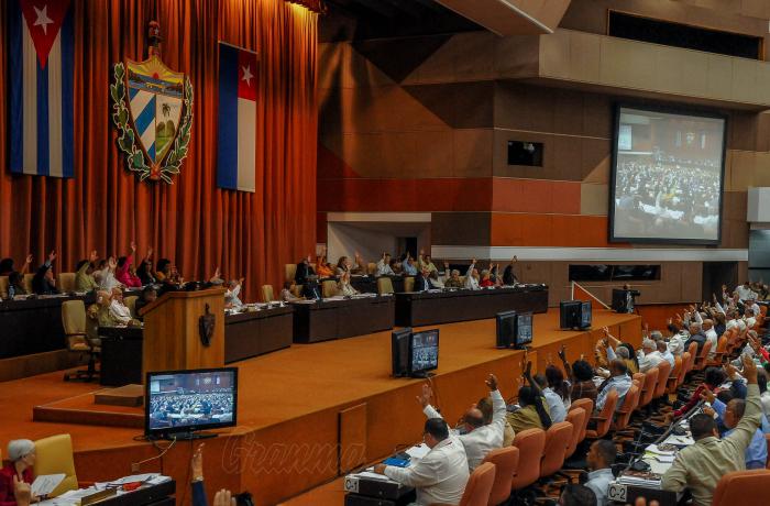 Foto: José Manuel Correa/ Granma Parlamento cubano aprueba nuevas leyes