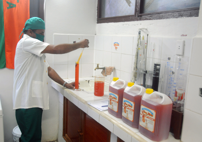 Buenos resultados en fábrica de sirope