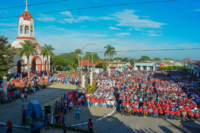 Fotos: Leandro Pérez Pérez/Adelante La tierra de Agramonte está “en 26” con Fidel