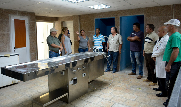 Morgue del Hospital Clínico Quirúrgico Amalia Simoni, de la ciudad de Camagüey.