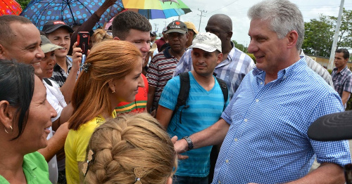 Las huellas de una visita 