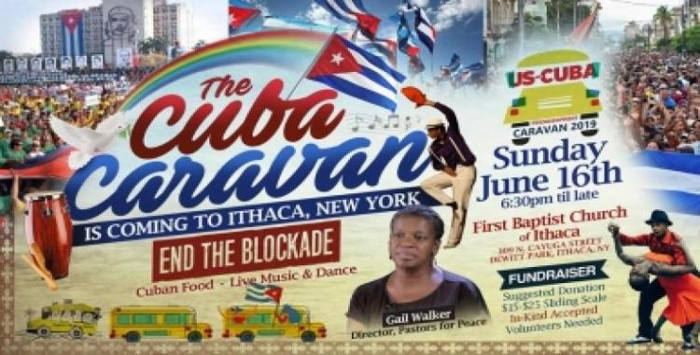 Foto: Tomada de trabajadores.cu Bienvenida del Presidente cubano a Pastores por la Paz