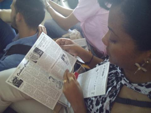 Foto: Diosmel Galano/Radio Camagüey Para jóvenes y experimentados de la prensa, una divertida jornada (+Post)