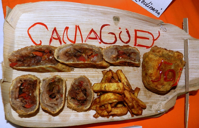 Rollitos de tasajo a la camagüeyana. Foto: Tomada de acn.cu Festival Internacional de Gastronomía en Camagüey