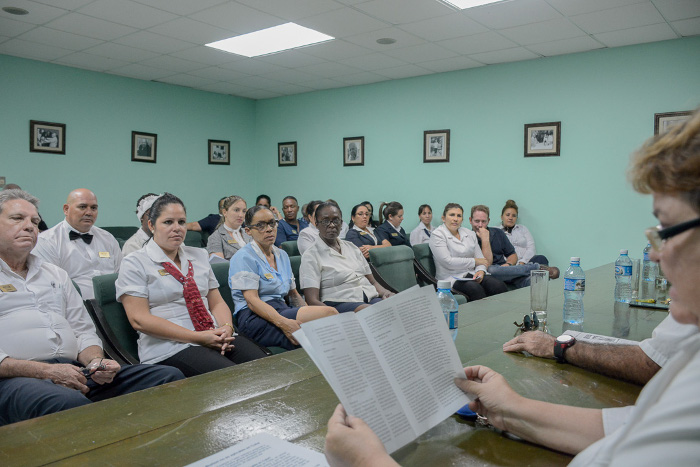 Fotos: Alejandro Rodríguez Leyva/Adelante Trabajadores del turismo contra la Helms-Burton camaguey