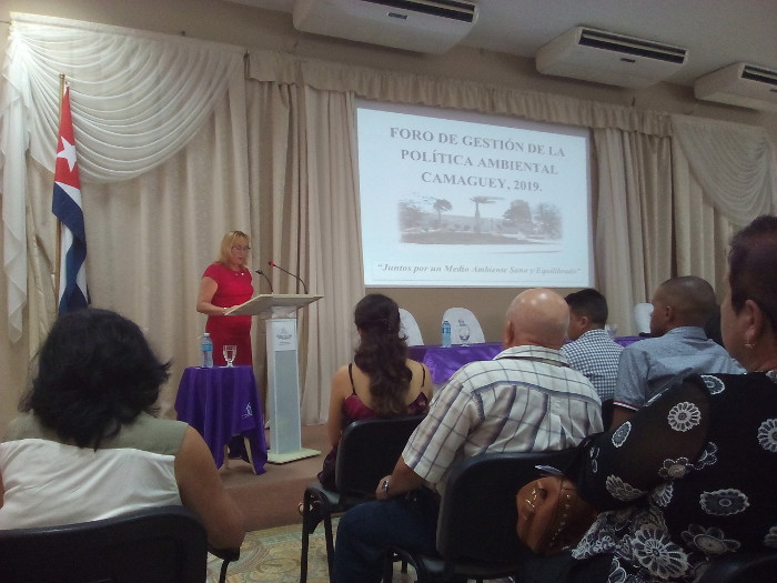 Foto: Del autor Foro por el medio ambiente en Camagüey