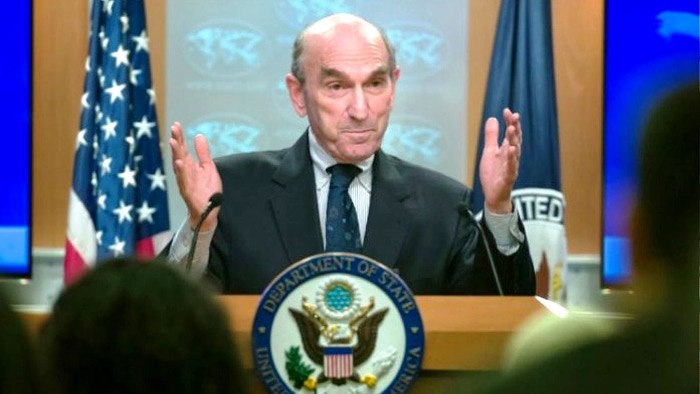 Elliot Abrams, encargado del gobierno de Donald Trump para Venezuela. Foto: Tomada de infobae.com Más sanciones de EE.UU. contra Cuba y Rusia por apoyo a Venezuela