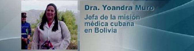 Colaboradores cubanos en Bolivia permanecen seguros