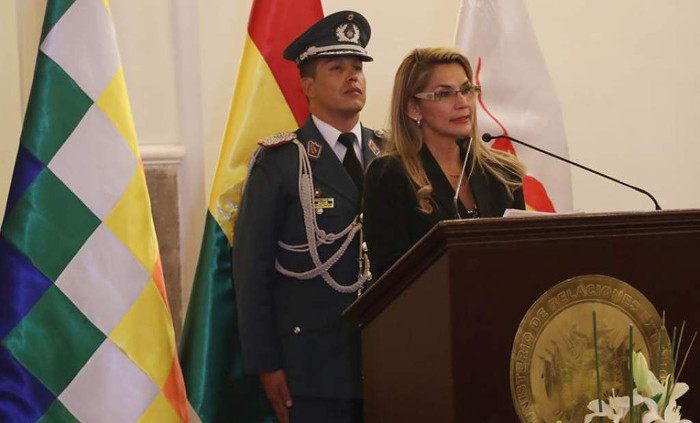 Foto: Tomada de laprensa.hn Deroga sentencia constitucional autoproclamada presidenta boliviana
