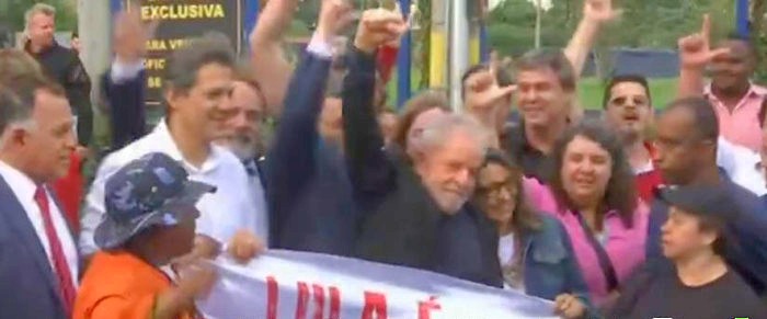 Foto: Tomada de rt.com Lula libre luego de 580 días de prisión política (+Video)