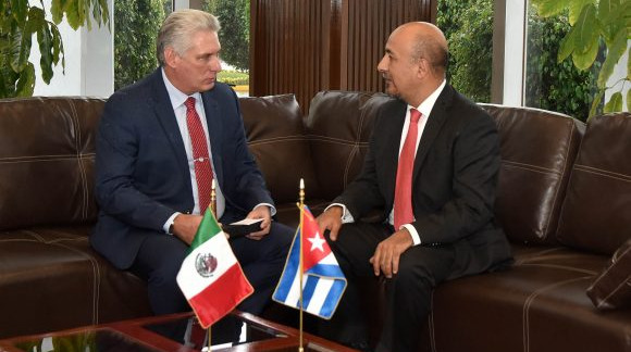 Díaz-Canel en primera visita oficial a México (+  Video)