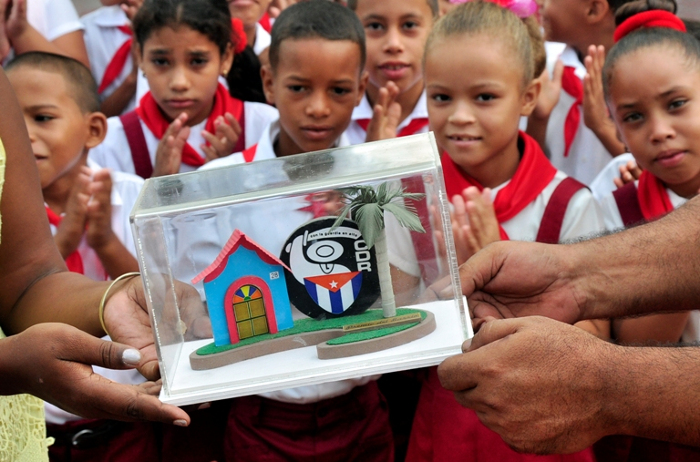 Foto: Tomada de venceremos.cu Máxima dirección de los CDR en celebración camagüeyana