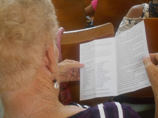 Luisa Pereda Domínguez ahora vive en el municipio camagüeyano de Florida, pero se mudó de su pueblo con la satisfacción de haber pertenecido al taller literario Hugo Carvajal, de la casa de abuelos Batalla de Las Guásimas.  