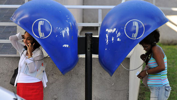 Foto: Tomada de acn.cu Alta densidad de la telefonía pública camagüeyana