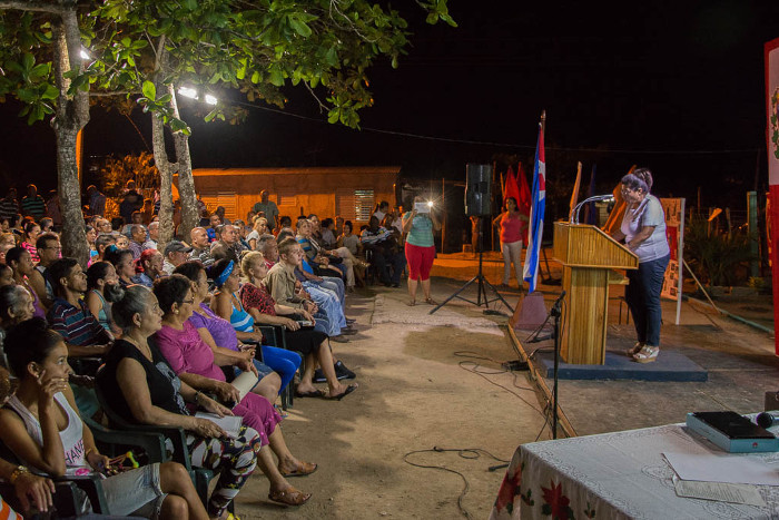 Foto: Leandro Pérez Pérez/Adelante/Archivo Rendición de cuenta del delegado con sus electores