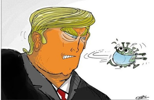 Foto: Tomada de escambray.cu Critican respuesta de Trump a pandemia