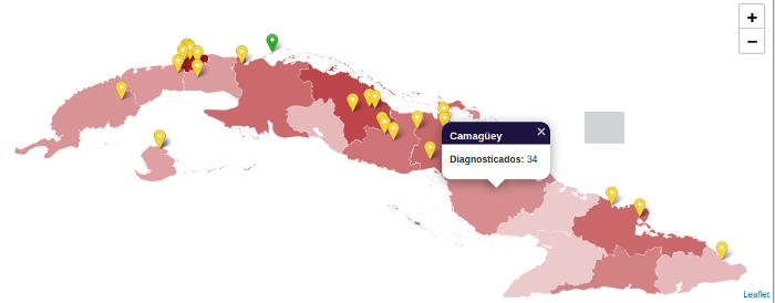 Imagen: Tomada de: covid19cubadata Nuevo caso confirmado de Covid-19, suman once altas en Camagüey