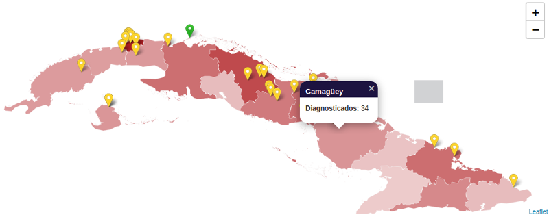 Imagen: Tomada de: covid19cubadata Acumula Camagüey once altas clínicas y ya se dio la primera alta epidemiológica