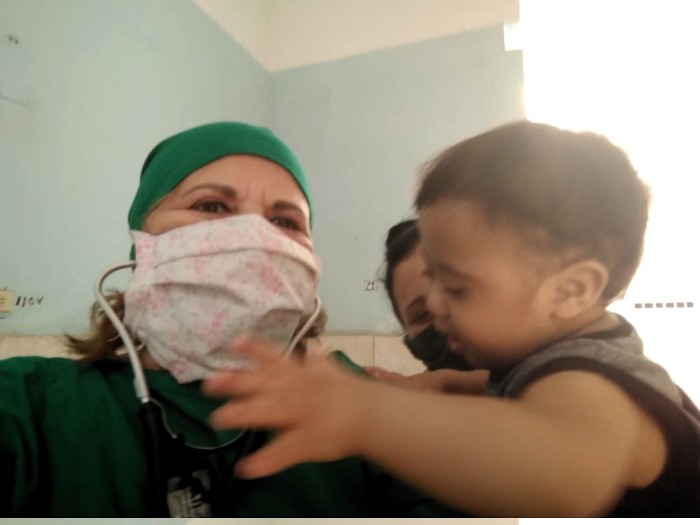 Fotos: Cortesía de la entrevistada Dra. Yamina: mención a los jóvenes pediatras en tiempos de COVID-19