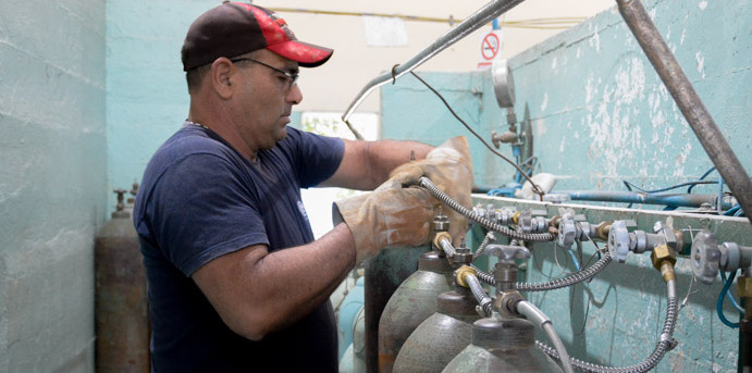 Gases industriales de Camagüey garantiza oxígeno medicinal
