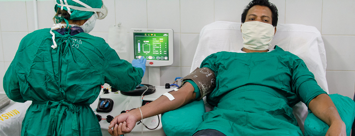 Recuperados de la COVID-19 donan plasma en Camagüey
