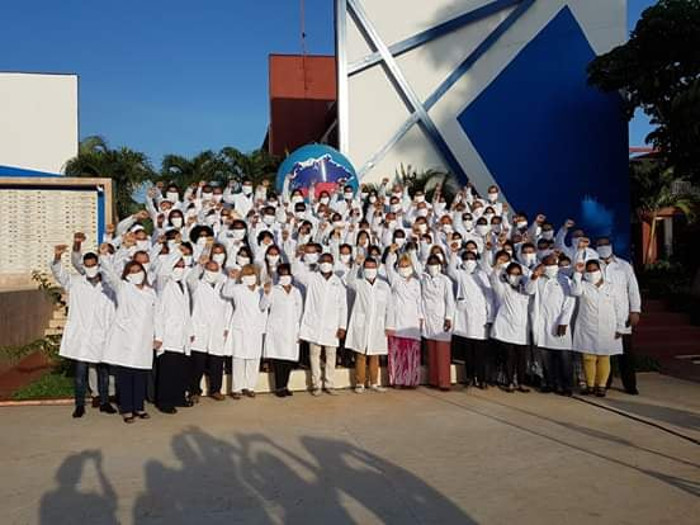 La Brigada dispuesta a ofrecer sus servicios en la Tierra del Fuego. Fotos: Cortesía del entrevistado