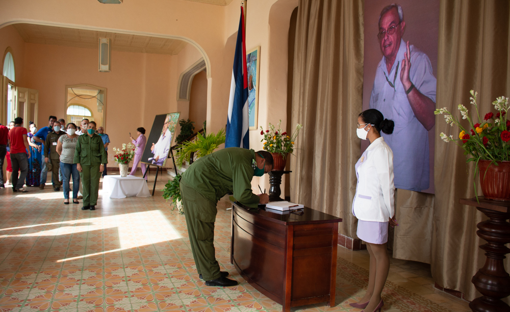 Condolencia por Eusebio Leal en Camagüey