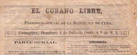 Periódico El Cubano Libre , volvió a la manigua en la Guerra Necesaria