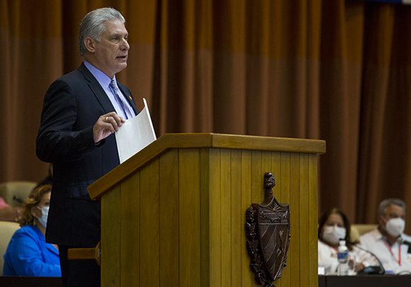Presidente cubano Miguel Díaz-Canel. Foto: Irene Pérez/ Cubadebate.