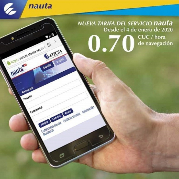 Foto: Tomada de cubasi.cu Reducen tarifa de Navegación Nauta