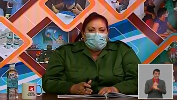 Yoseily Góngora López, gobernadora de Camagüey. Foto: Captura de pantallla. La nueva normalidad tiene en Camagüey un avance gradual