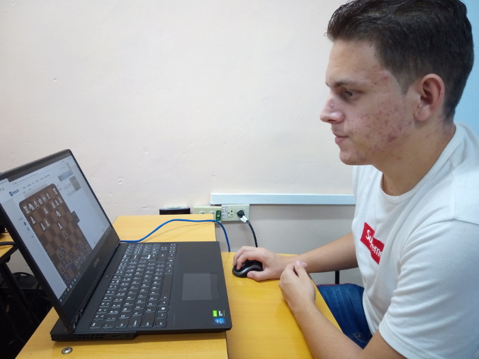 Foto: Del autor Albornoz no avanzó en el Iberoamericano Online (+Video)