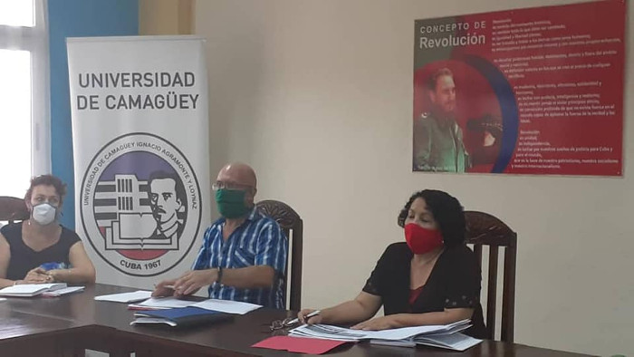 Foto: Tomada de Facebook Universidad de Camagüey A buen ritmo estrategias post pandemia en la Universidad (+Post)